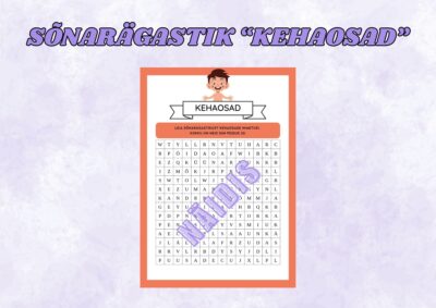Sõnarägastik "Kehaosad"