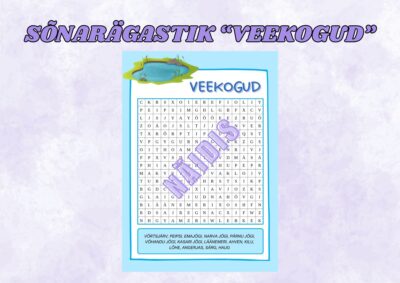 Sõnarägastik "Veekogud"
